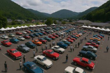 クラシックカーイベント中国