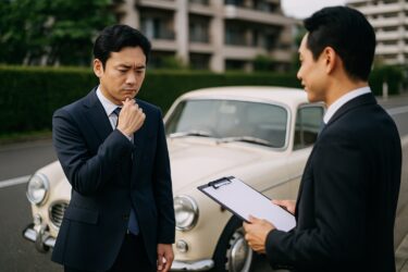 旧車売却タイミングを測る画像