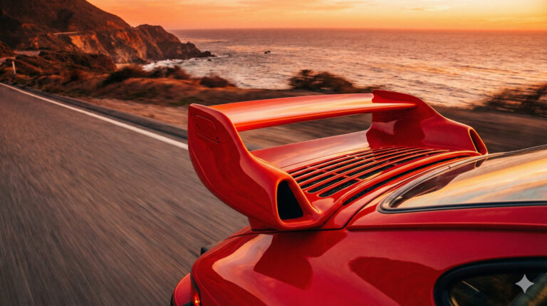 ポルシェ930ターボ 夕景