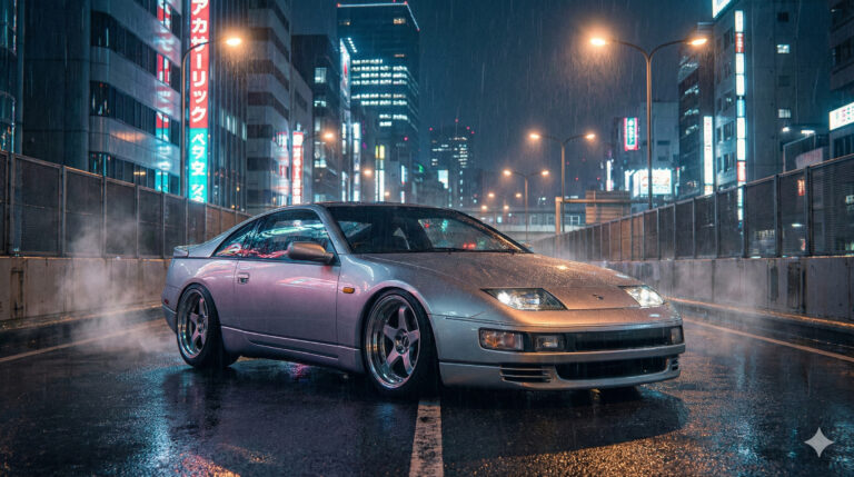 ZS32と夜のネオン街