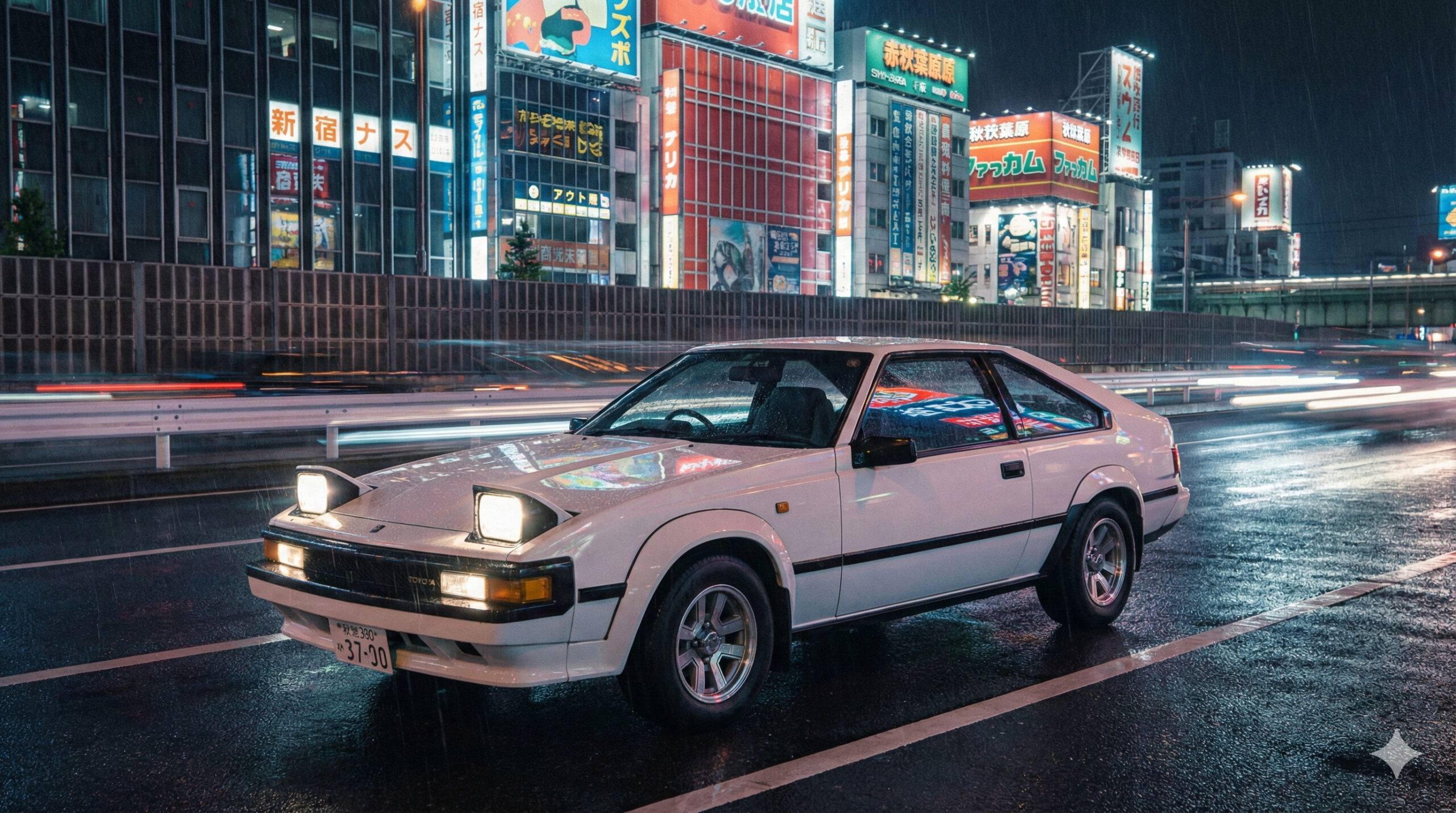 セリカXX夜道ドライブ