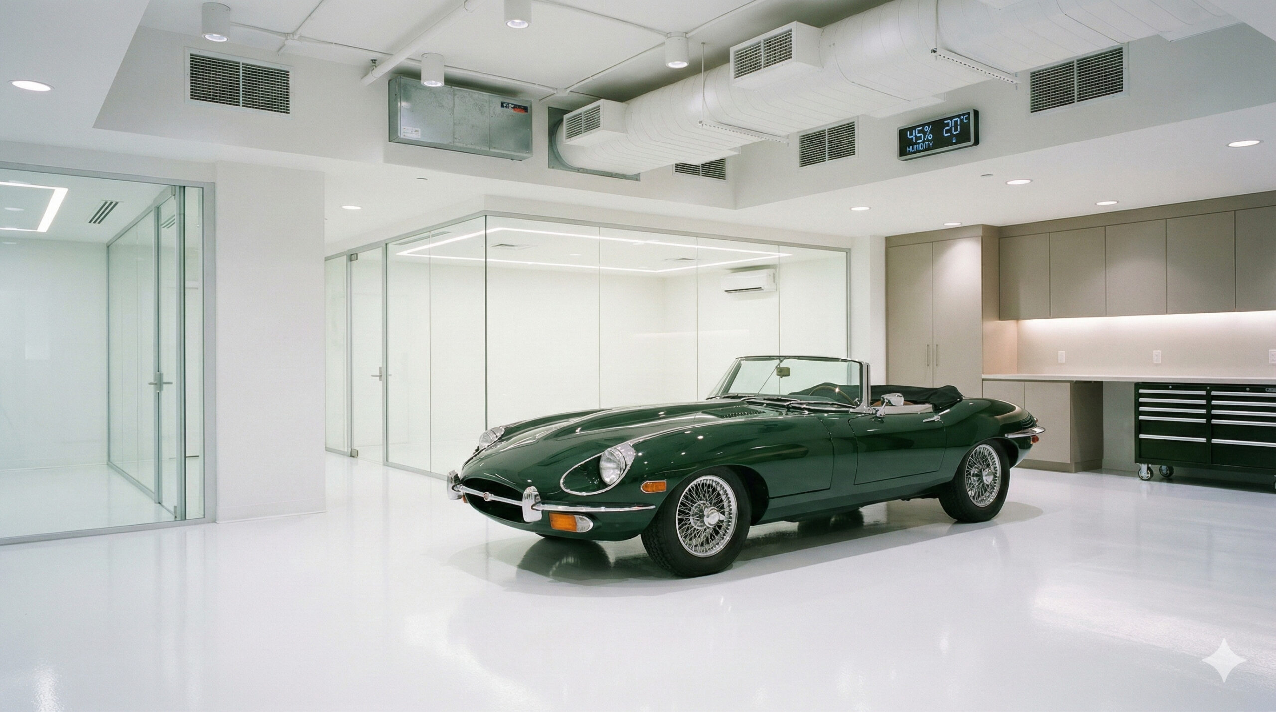 綺麗なガレージ