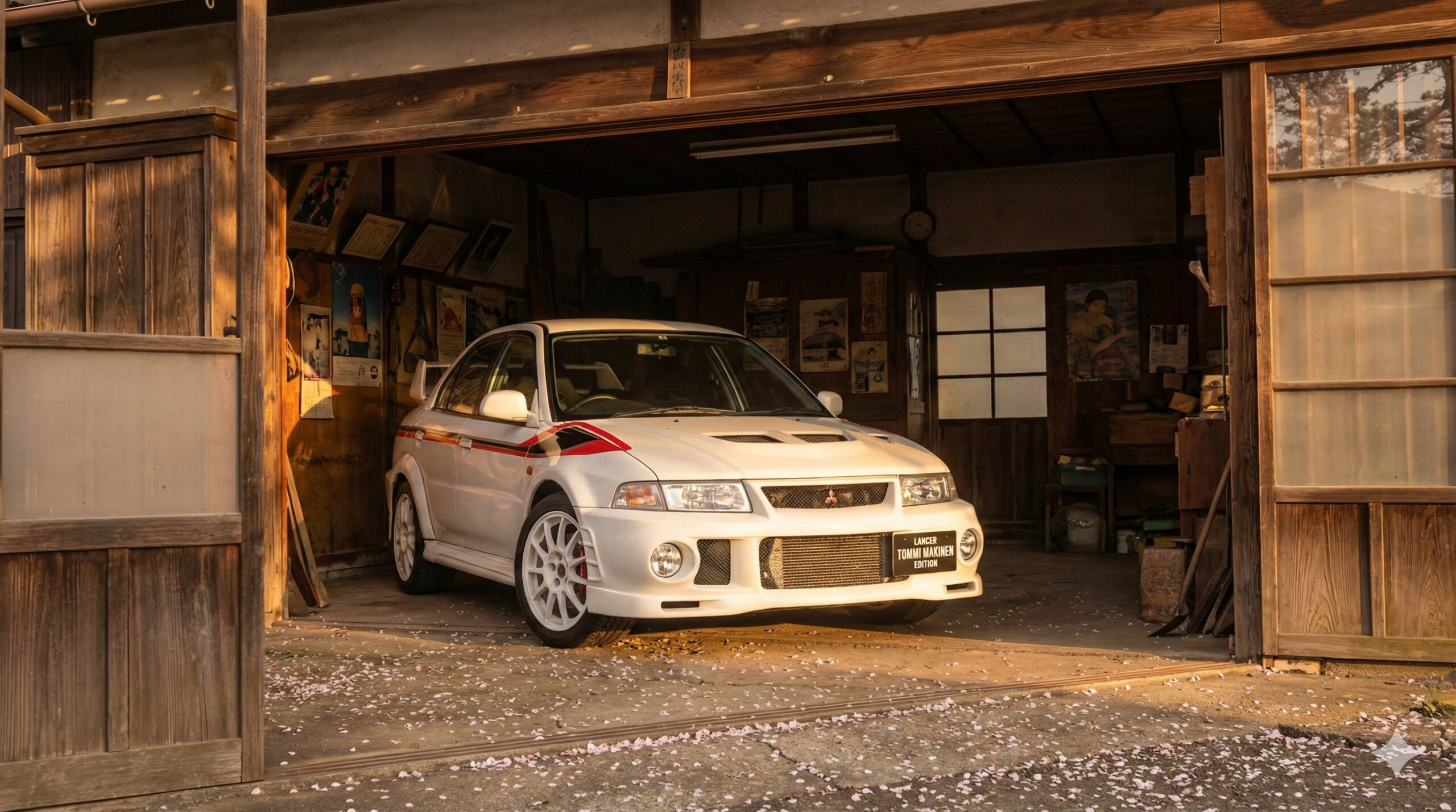 ランエボと伝統家屋